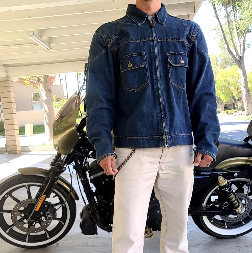 River Road Ironclad motorcycle Denim Jacket